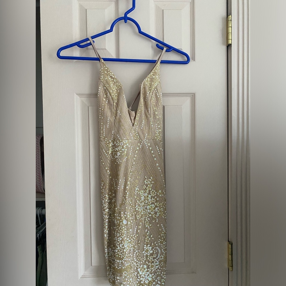 Tight sequin dress